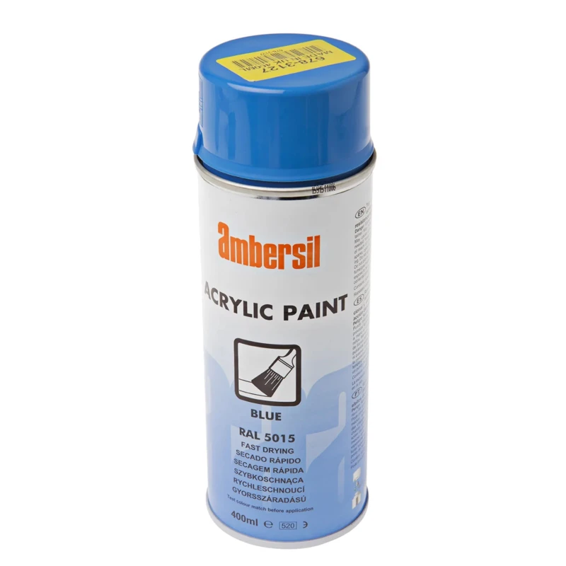 Ambersil 400 ml RAL 5015 Blue Gloss Acrylic Spray Paint 31653-AF
