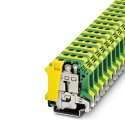Phoenix Contact UISLKG 16 Series Earth Terminal Block, 6kV, 76A Current, Screw Termination, 1-Level, 25 mm² Cable 0443052