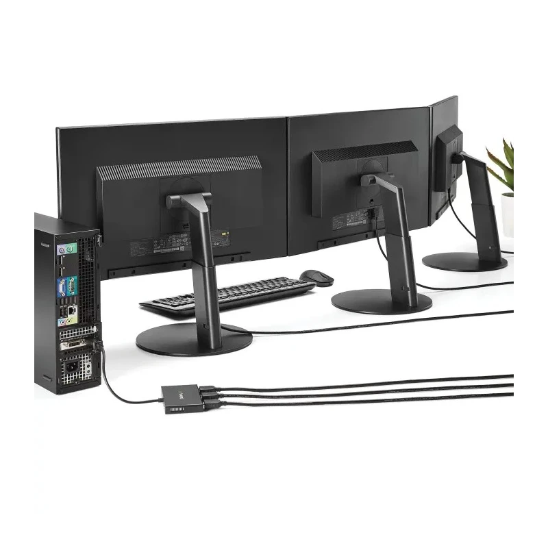 StarTech.com 3 Port 3 Output Mini DisplayPort to HDMI Adapter 3840 x 2160 Pixel MSTMDP123HD