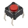 Omron Tactile Switch Plunger 0.9 mm SPST 50mA 24 V dc Through Hole B3F-1006