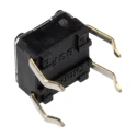 Omron Tactile Switch Plunger 0.9 mm SPST 50mA 24 V dc Through Hole B3F-1006
