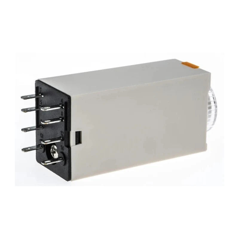 RS PRO Timer Relay 2-Contact 24 V DC 24V AC 0.5 to 10 min ON Delay DPDT Switch Configuration 179-2955