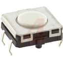 RS PRO IP67 Yellow Tactile Switch Plunger 0.75 mm SPST 50mA 24 V dc PCB B3W-4005