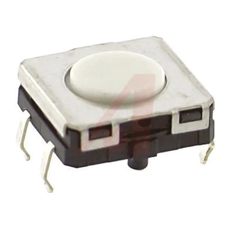RS PRO IP67 Yellow Tactile Switch Plunger 0.75 mm SPST 50mA 24 V dc PCB B3W-4005