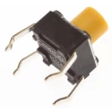 Omron Tactile Switch Plunger 3.6 mm SPST 50mA 24 V dc Through Hole B3F-1062