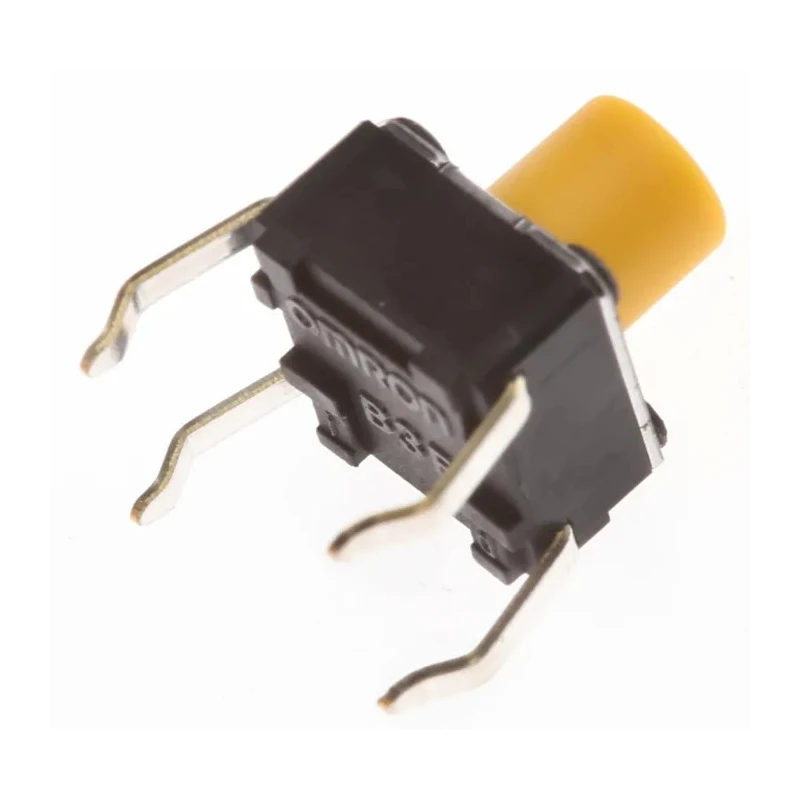 Omron Tactile Switch Plunger 3.6 mm SPST 50mA 24 V dc Through Hole B3F-1062