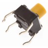 Omron Tactile Switch Plunger 3.6 mm SPST 50mA 24 V dc Through Hole B3F-1062