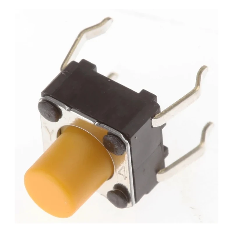 Omron Tactile Switch Plunger 3.6 mm SPST 50mA 24 V dc Through Hole B3F-1062