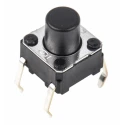 Omron Tactile Switch Plunger 3.6 mm SPST 50mA 24 V dc Through Hole B3F-1060