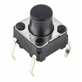 Omron Tactile Switch Plunger 3.6 mm SPST 50mA 24 V dc Through Hole B3F-1060