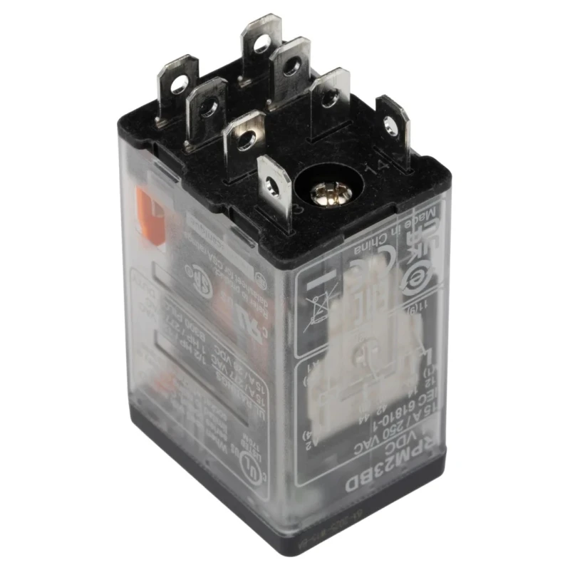 Schneider Electric Panel Power Relay 24V dc Coil 15A Switching Current DPDT Harmony Relay RPM Series RPM23BD