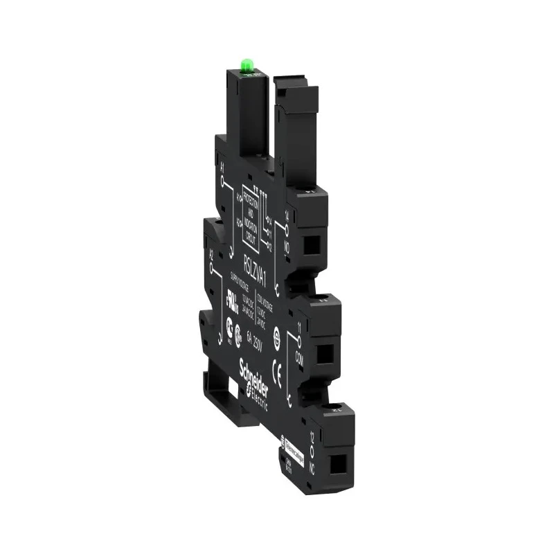 Schneider Electric Harmony Relay RSL Series Relay Socket Plug-in 24V DC Coil SPDT 6A RSLZVA1