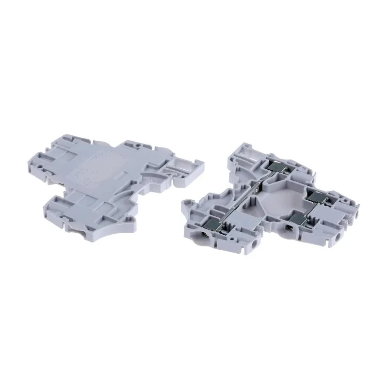 Entrelec SNK Series Double Level Terminal Block Grey, 4mm², 2-Level, Screw Clamp, 800V AC, 29A 1SNK505210R0000