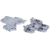 Entrelec SNK Series Double Level Terminal Block Grey, 4mm², 2-Level, Screw Clamp, 800V AC, 29A 1SNK505210R0000