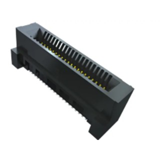 Samtec Series Vertical Edge Connector Female, Surface Mount, 40-Contacts, 0.8 mm Pitch, 2 Rows, Solder Termination HSEC8-DV