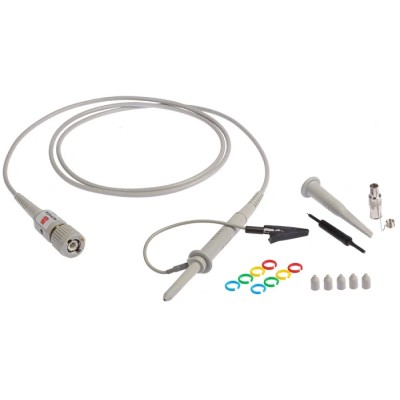 RS PRO Passive Oscilloscope Probe Voltage Type 100 MHz Bandwidth 10:1 Attenuation BNC Connector 179-9562
