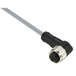 Telemecanique Sensors Female 4 Way Right Angle to 4 Way Unterminated Sensor Actuator Cable 5m XZCPV1241L5