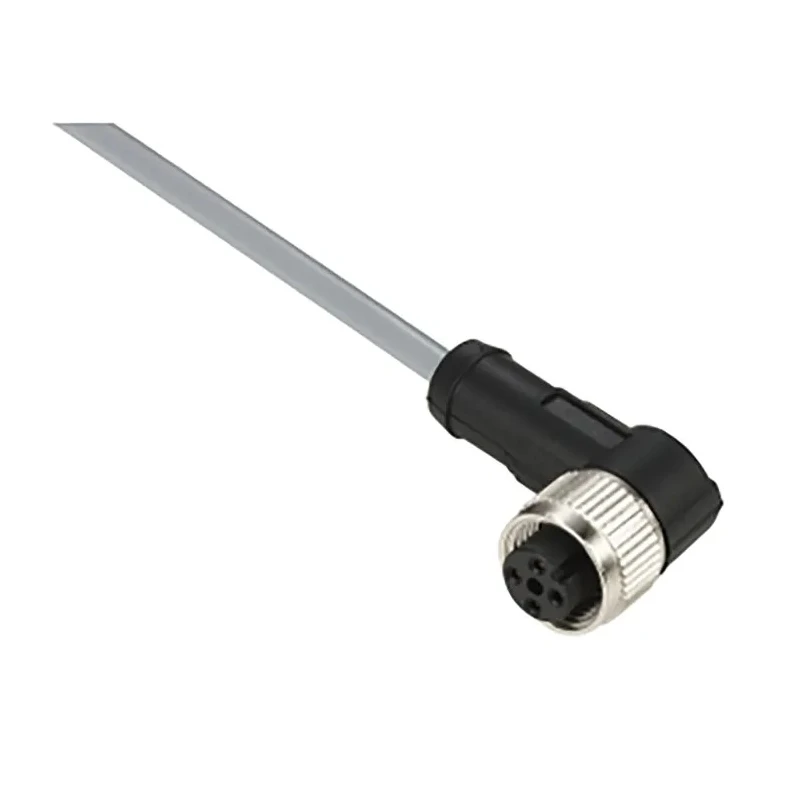 Telemecanique Sensors Female 4 Way Right Angle to 4 Way Unterminated Sensor Actuator Cable 5m XZCPV1241L5