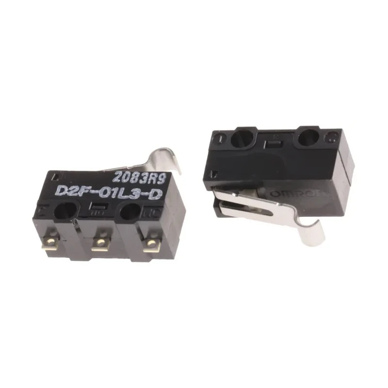 Omron Simulated Roller Lever Ultra Subminiature Micro Switch, Solder Terminal, 3A, 30V DC, SPDT, IP40 D2F-01L3-D