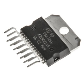 STMicroelectronics Bridge Amplifier Audio Amplifier IC 15-Pin Multiwatt, 7W Output Power TDA7266