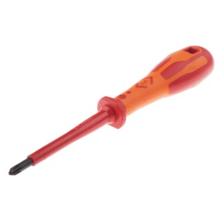 CK Insulated Screwdriver with PZ1 Tip, 75 mm Blade Length, Bi-Material Handle, Molybdenum Steel and Chrome Vanadium T49145-1