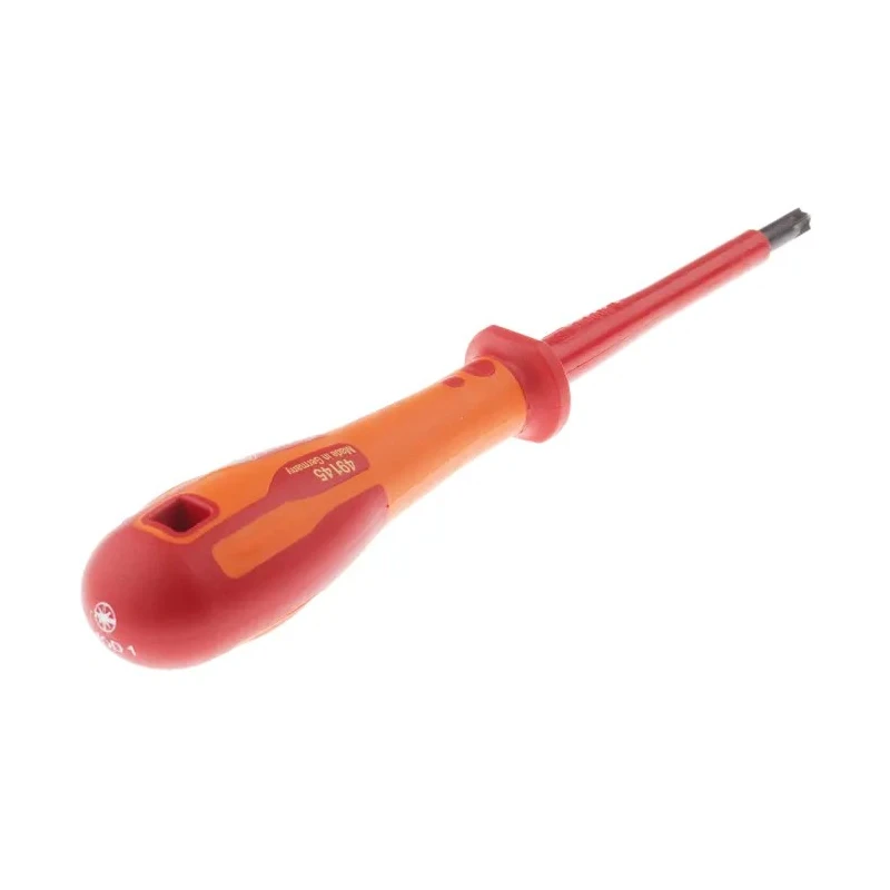 CK Insulated Screwdriver with PZ1 Tip, 75 mm Blade Length, Bi-Material Handle, Molybdenum Steel and Chrome Vanadium T49145-1