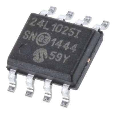 Microchip 1 MB Serial EEPROM, 900 ns 8-Pin SOIC Serial-2 Wire 24LC1025-I/SN