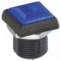 APEM IR Series Momentary Panel Mount Push Button Switch, Blue Actuator, 14.8 mm Cutout, SPST, IP67, 48 V dc IRC3S412