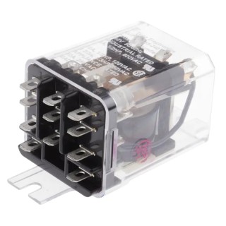 TE Connectivity Panel Mount Power Relay 240V AC Coil 10A Switching Current 3PDT KUP-14A55-240 1393118-3