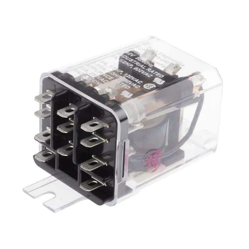 TE Connectivity Panel Mount Power Relay 240V AC Coil 10A Switching Current 3PDT KUP-14A55-240 1393118-3
