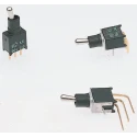 APEM PCB Mount Toggle Switch On-Off-On, SPST, Through Hole Terminal, 24 V dc, 250 V ac TL37P0050