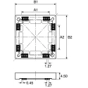 Winslow 1.27 mm Pitch 20 Way Through Hole PLCC IC Socket WPLCC020-ST1RC
