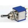 APEM Toggle Switch Panel Mount On-On 3PDT Solder Lug Terminal 24V dc 250V ac 5656ADBGK2V
