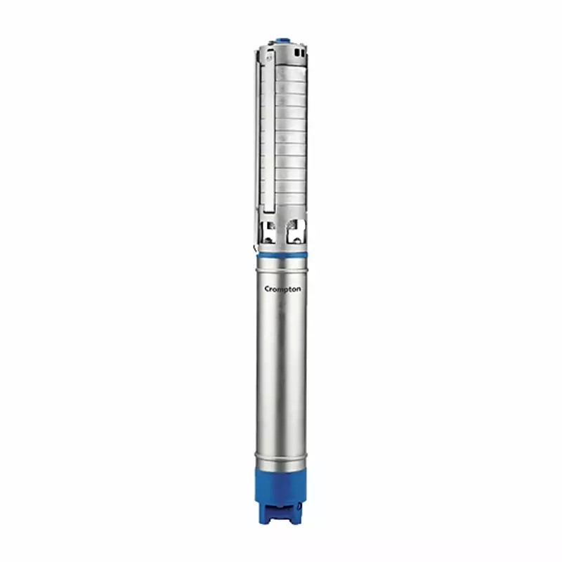 Crompton 12.5 HP 8 Stage V6 Stainless Steel Water Filled Submersible Pump Set, 650CS150-12508U