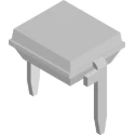 Vishay Silicon PIN Photodiode 60 V Maximum Reverse Voltage 70pF Capacitance Lead Mount BPW34S