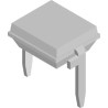 Vishay Silicon PIN Photodiode 60 V Maximum Reverse Voltage 70pF Capacitance Lead Mount BPW34S