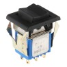 APEM DPDT On-Off-On (On)-Off-(On) Rocker Switch Panel 6A 7000 Series 12.5x15mm 7647AD+U1202+U732