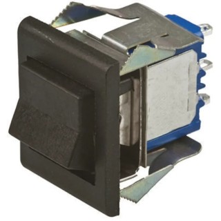 APEM SPDT Rocker Switch 6A 250V AC 30V DC Panel Mount Rectangular Actuator 7000 Series 7637AD+U1202+U732