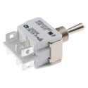 APEM Toggle Switch Panel Mount On-Off-On DPST Solder Lug Terminal 24 V dc, 250 V ac 649H/2K
