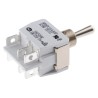 APEM Toggle Switch Panel Mount On-Off-On DPST Solder Lug Terminal 24 V dc, 250 V ac 649H/2K