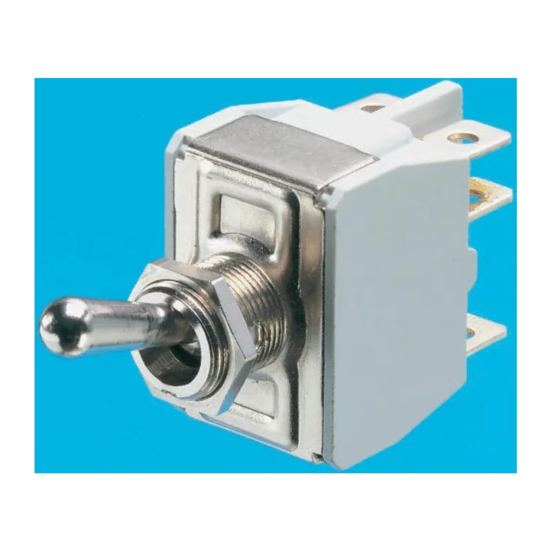 APEM Toggle Switch Panel Mount On-Off-(On) DPST Solder Lug Terminal 24 V dc 250 V ac 648H/2