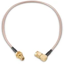 Wurth Elektronik Coaxial Cable 304.8 mm Length, 250V AC, 50 Ω, Polytetrafluoroethylene Jacket, Terminated SMA Series RG316