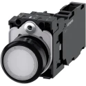 Siemens Sirius ACT 3SU11 Series Illuminated Push Button Switch, Momentary, Panel Mount, 22 mm Cutout 3SU1102-0AB60-1FA0