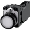 Siemens Sirius ACT 3SU11 Series Illuminated Push Button Switch, Momentary, Panel Mount, 22 mm Cutout 3SU1102-0AB60-1FA0