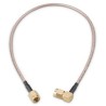 Wurth Elektronik SMA Series 304.8 mm RG316 Coaxial Cable 50 Ω 250V AC White, Terminated RG316