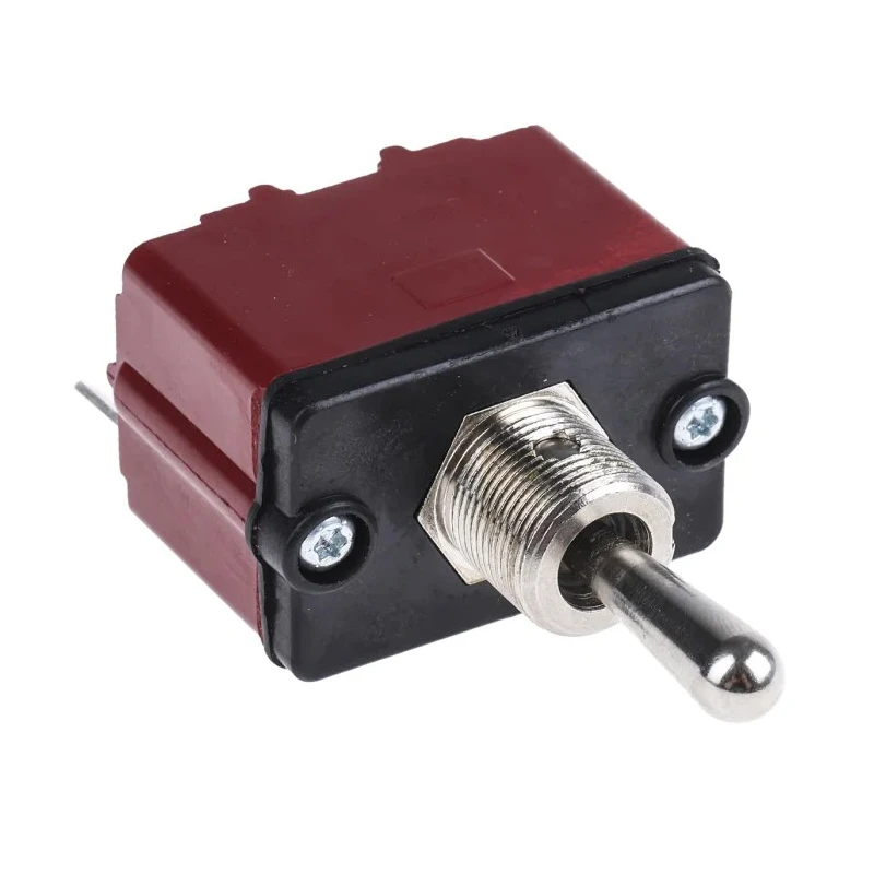 APEM Toggle Switch Panel Mount On-Off-On SPST Tab Terminal 24 V dc 28 V ac 3637NF/2
