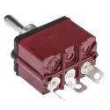 APEM Toggle Switch Panel Mount On-Off-On SPST Tab Terminal 24 V dc 28 V ac 3637NF/2