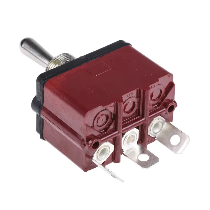 APEM Toggle Switch Panel Mount On-Off-On SPST Tab Terminal 24 V dc 28 V ac 3637NF/2