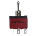 APEM Toggle Switch Panel Mount On-Off-On SPST Tab Terminal 24 V dc 28 V ac 3637NF/2