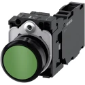 Siemens SIRIUS ACT 3SU11 Series Push Button Switch Momentary Panel Mount 22 mm Cutout SPDT 10A 500V DC/AC 3SU1100-0AB40-1FA0